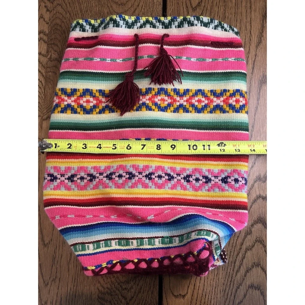 Bluma Project Backpack Women's Peru Drawstring‎ Bag Spring Statement
